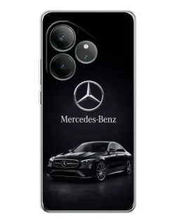 Чехол для Realme GT Neo 7 с картинкой «Mercedes — решетка радиатора»