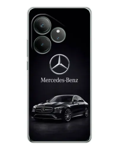 Чехол для Realme GT Neo 7 с картинкой «Mercedes — решетка радиатора» Чехол для Realme GT Neo 7 с картинкой «Mercedes — решетка радиатора»