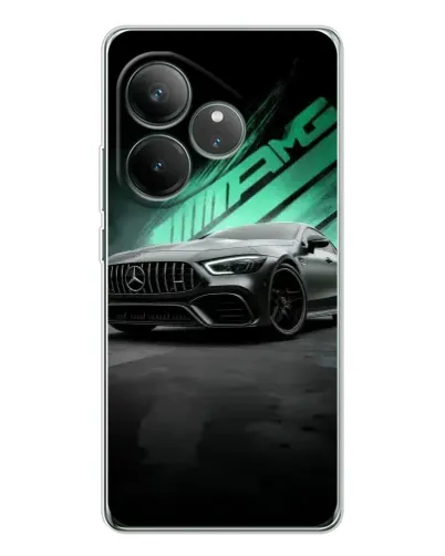 Чехол для Realme GT Neo 7 с картинкой «Темный Mercedes AMG» Чехол для Realme GT Neo 7 с картинкой «Темный Mercedes AMG»