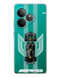 Чехол для Realme GT Neo 7 с картинкой «Mercedes AMG Petronas»