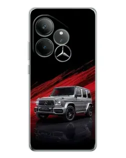 Чехол для Realme GT Neo 7 с картинкой «Mercedes G-Class красный»