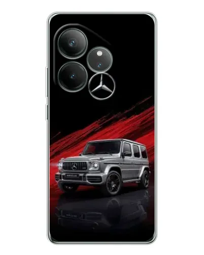 Чехол для Realme GT Neo 7 с картинкой «Mercedes G-Class красный» Чехол для Realme GT Neo 7 с картинкой «Mercedes G-Class красный»
