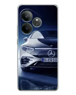 Чехол для Realme GT Neo 7 с картинкой «Mercedes EQ — будущее»