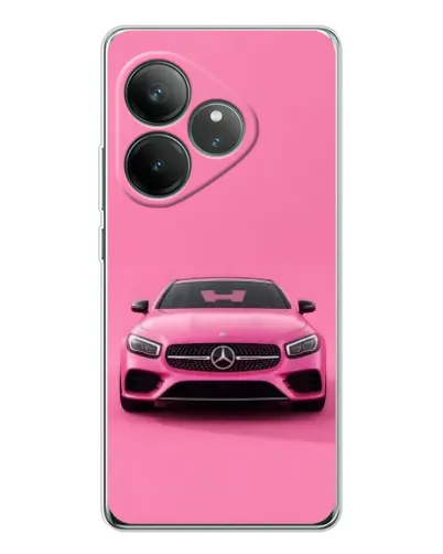 Чехол для Realme GT Neo 7 с картинкой «Розовый Mercedes AMG» Чехол для Realme GT Neo 7 с картинкой «Розовый Mercedes AMG»