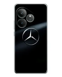 Чехол для Realme GT Neo 7 с картинкой «Mercedes на металле»