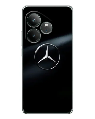 Чехол для Realme GT Neo 7 с картинкой «Mercedes на металле» Чехол для Realme GT Neo 7 с картинкой «Mercedes на металле»