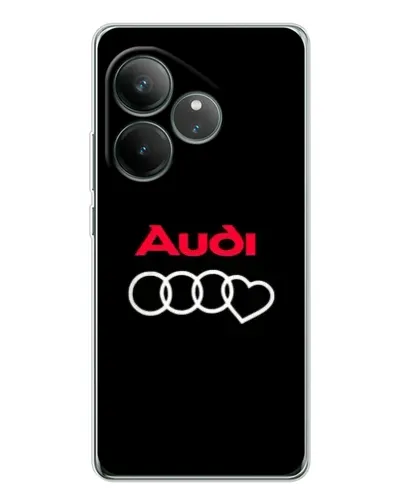 Чехол для Realme GT Neo 7 с картинкой «Логотип Audi Heart» Чехол для Realme GT Neo 7 с картинкой «Логотип Audi Heart»