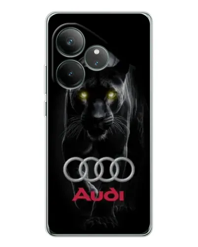 Чехол для Realme GT Neo 7 с картинкой «Пантера и Audi» Чехол для Realme GT Neo 7 с картинкой «Пантера и Audi»