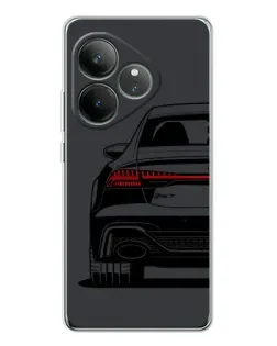 Чехол для Realme GT Neo 7 с картинкой «Задняя часть Audi — арт»