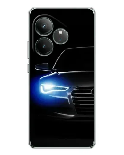 Чехол для Realme GT Neo 7 с картинкой «Неоновый взгляд Audi» Чехол для Realme GT Neo 7 с картинкой «Неоновый взгляд Audi»