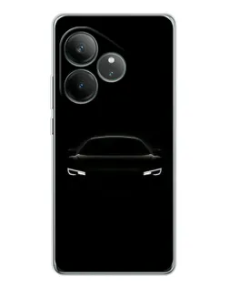 Чехол для Realme GT Neo 7 с картинкой «Взгляд Audi в темноте»