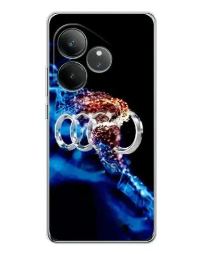 Чехол для Realme GT Neo 7 с картинкой «Энергия лого Audi» Чехол для Realme GT Neo 7 с картинкой «Энергия лого Audi»
