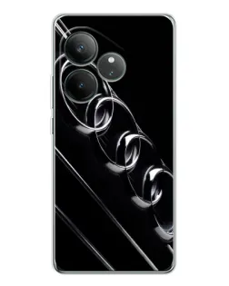 Чехол для Realme GT Neo 7 с картинкой «Audi — абстрактные кольца»