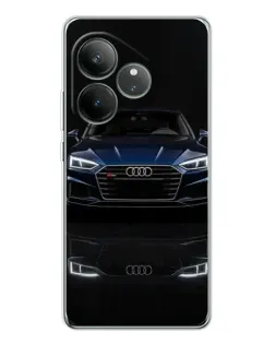 Чехол для Realme GT Neo 7 с картинкой «Audi — ночное отражение»
