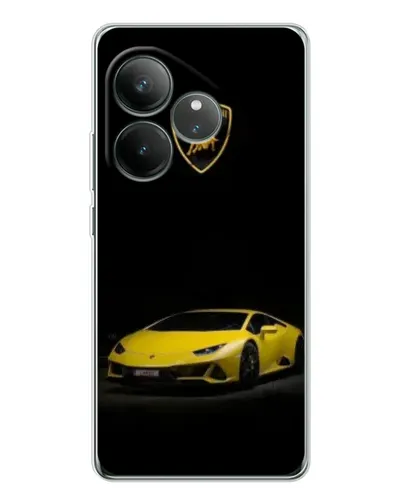 Чехол для Realme GT Neo 7 с картинкой «Lamborghini желтый акцент» Чехол для Realme GT Neo 7 с картинкой «Lamborghini желтый акцент»