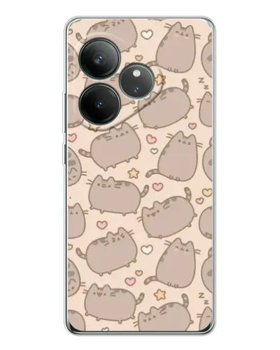 Чехол для Realme GT Neo 7 с картинкой «Маленькие Пушины»