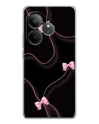 Чехол для Realme GT Neo 7 с картинкой «Розовые ленты»