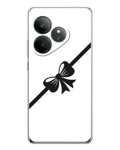Чехол для Realme GT Neo 7 с картинкой «Диагональный бант»