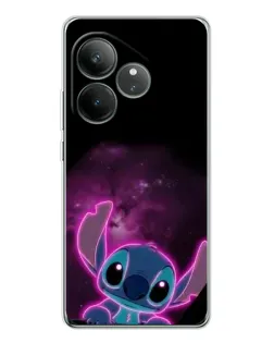 Чехол для Realme GT Neo 7 с картинкой «Неоновый Stitch»