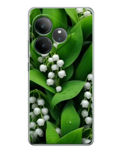 Чехол для Realme GT Neo 7 с картинкой «Ландыши в зелени» Чехол для Realme GT Neo 7 с картинкой «Ландыши в зелени»
