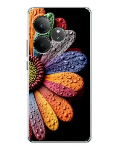 Чехол для Realme GT Neo 7 с картинкой «Радужный цветок» Чехол для Realme GT Neo 7 с картинкой «Радужный цветок»