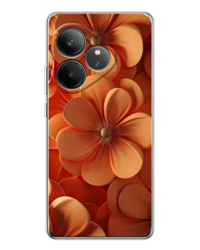 Чехол для Realme GT Neo 7 с картинкой «Оранжевый макро цветок» Чехол для Realme GT Neo 7 с картинкой «Оранжевый макро цветок»