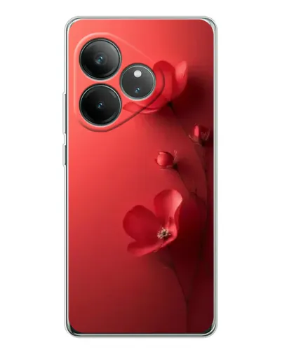 Чехол для Realme GT Neo 7 с картинкой «Маковые соцветия» Чехол для Realme GT Neo 7 с картинкой «Маковые соцветия»