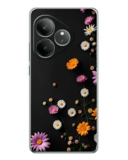 Чехол для Realme GT Neo 7 с картинкой «Цветочная композиция»