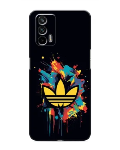 Чехол для Realme GT с картинкой «Adidas Splash»