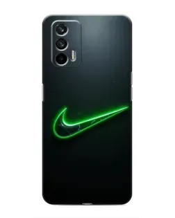 Чехол для Realme GT с картинкой «Неоновый контур Nike» Чехол для Realme GT с картинкой «Неоновый контур Nike»
