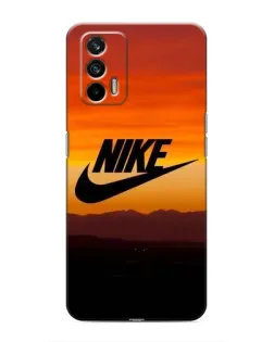 Чехол для Realme GT с картинкой «Nike — вечерний горизонт»