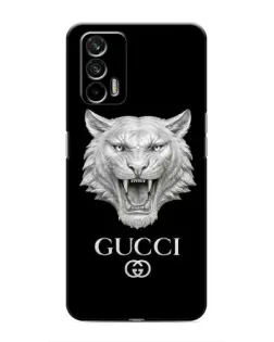 Чехол для Realme GT с картинкой «Gucci — серебряный лев»