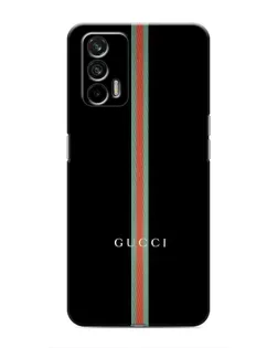 Чехол для Realme GT с картинкой «Gucci — строгая линия»