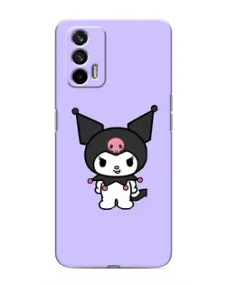 Чехол для Realme GT с картинкой «Kuromi — нежный фиолетовый»