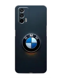 Чехол для Realme GT с картинкой «Логотип BMW — минимализм»