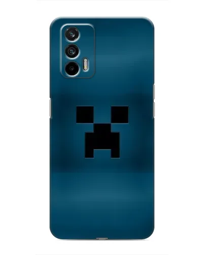 Чехол для Realme GT с картинкой «Крипер текстура»