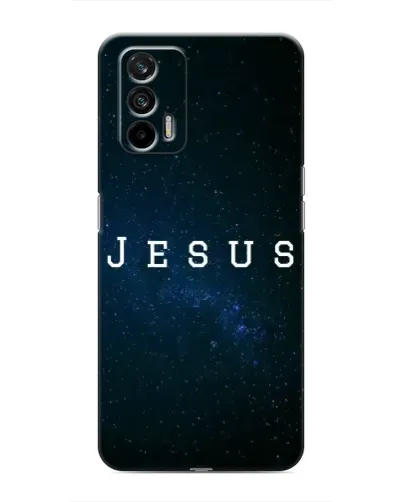 Чехол для Realme GT с картинкой «Звездное небо Jesus» Чехол для Realme GT с картинкой «Звездное небо Jesus»