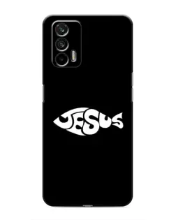 Чехол для Realme GT с картинкой «Рыба Jesus»