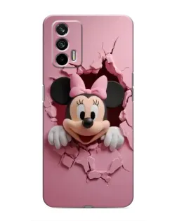 Чехол для Realme GT с картинкой «Минни сквозь стену»