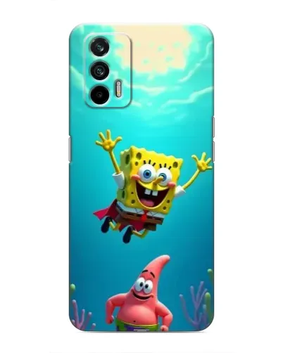 Чохол для Realme GT з картинкою «Спанч Боб під водою» Чохол для Realme GT з картинкою «Спанч Боб під водою»
