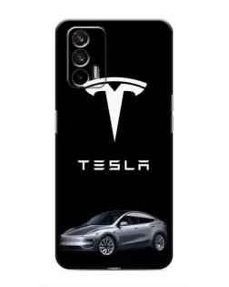 Чехол для Realme GT с картинкой «Tesla Model Y»
