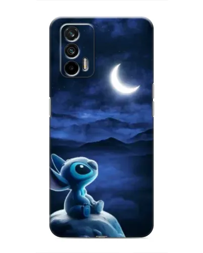Чехол для Realme GT с картинкой «Лунная ночь Стича»