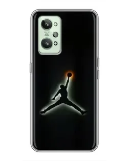 Чехол для Realme GT2 с картинкой «Jordan Gradient Logo»