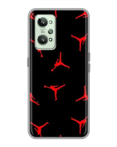 Чехол для Realme GT2 с картинкой «Jordan Red Pattern» Чехол для Realme GT2 с картинкой «Jordan Red Pattern»