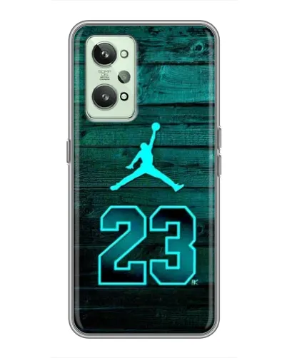 Чехол для Realme GT2 с картинкой «Jordan Cyan 23» Чехол для Realme GT2 с картинкой «Jordan Cyan 23»