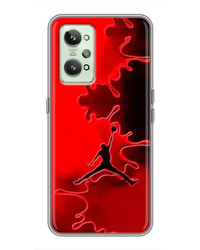 Чехол для Realme GT2 с картинкой «Jordan Red Smoke» Чехол для Realme GT2 с картинкой «Jordan Red Smoke»