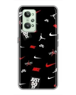 Чехол для Realme GT2 с картинкой «Nike Mix Pattern»