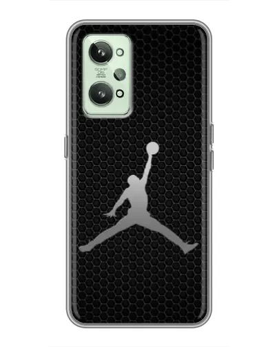 Чехол для Realme GT2 с картинкой «Jordan Dark Carbon» Чехол для Realme GT2 с картинкой «Jordan Dark Carbon»
