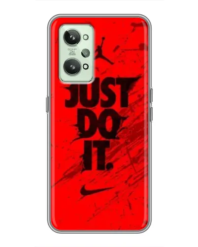 Чехол для Realme GT2 с картинкой «Nike Just Do It» Чехол для Realme GT2 с картинкой «Nike Just Do It»