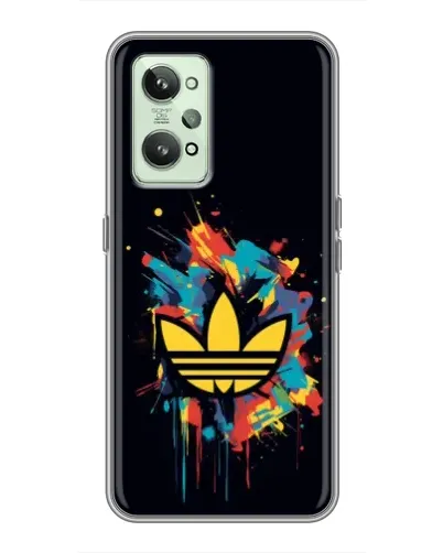 Чехол для Realme GT2 с картинкой «Adidas Splash»